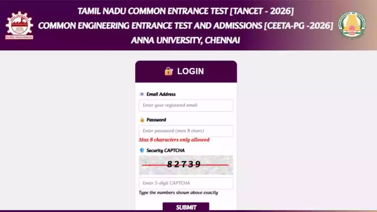 Anna University has released the results of the Tamil Nadu Common Entrance Test (TANCET) 2026 today, May 22. Candidates who appeared for the examination can