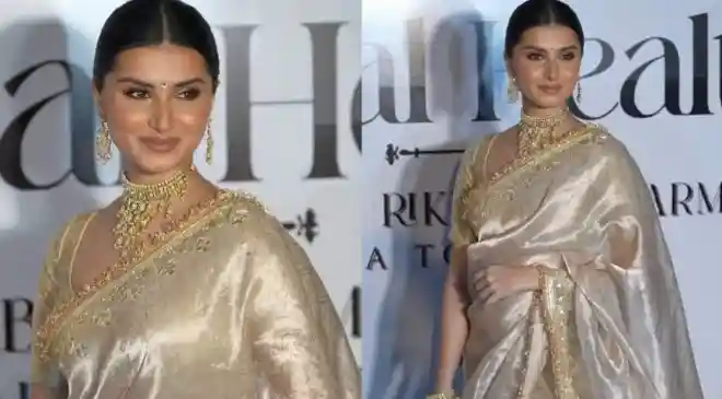 Tara Sutaria Turns To The Classic Banarasi Saree For A Look Rooted In Quiet Luxury