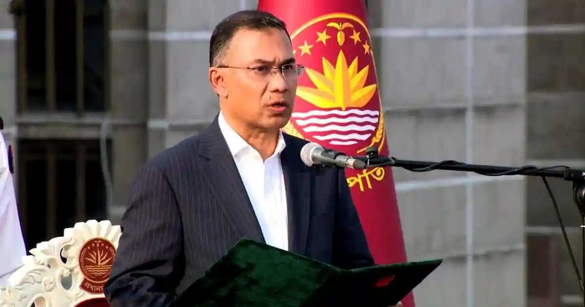 <strong>Tarique Rahman, the chairperson of the Bangladesh Nationalist Party, was sworn in as the prime minister of Bangladesh
