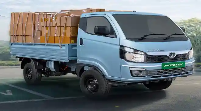 Tata Motors Commercial Vehicles on launched an electric commercial vehicle Intra EV Pickup on Monday, with an ex-showroom price of Rs 11.95 lakh