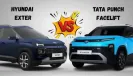 The Punch facelift starts at Rs 5.59 lakh (ex-showroom), while the Exter begins around Rs 6.00 lakh (ex-showroom). The Exter's top variants cost slightly more