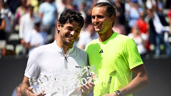 Taylor Fritz defeated Alexander Zverev at the Boss Open 2025 finals. Know more about the score. Taylor Fritz defeated Alexander Zverev at the Stuttgart Open 2025, also called the BOSS Open. Fritz won the first set 6-3, before play was suspended for a bit due to bad weather. The game resumed, Fritz winning the second set 7-6. This is his ninth ATP title. The Stuttgart Open is one of the most important tournaments for players preparing for Wimbledon. The Grand Slam is the only one played on grass so the court at the BOSS Open is a chance for players to get their bearings before Wimbledon.