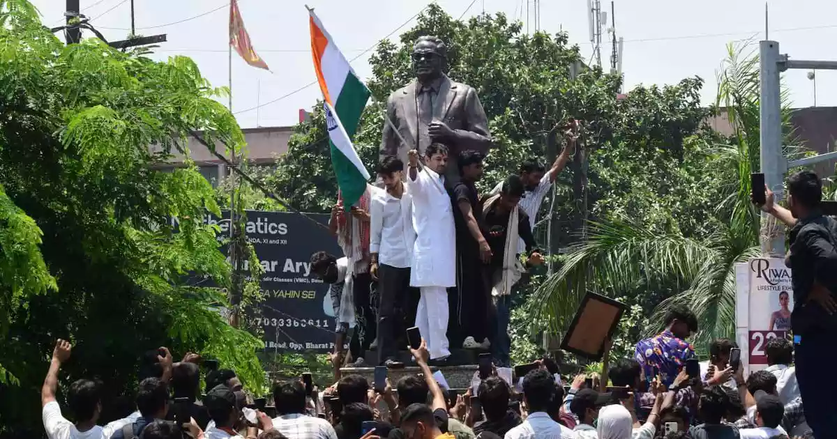 A court in Bihar’s Patna remanded Janshakti Janata Dal chief Tej Pratap Yadav to 14 days’ judicial custody on Sunday after he was arrested in connection