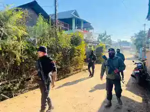 A police official said that several rounds were fired near the Torbung and Phougakchao Ikhai areas of Bishnupur district, which borders the Churachandpur