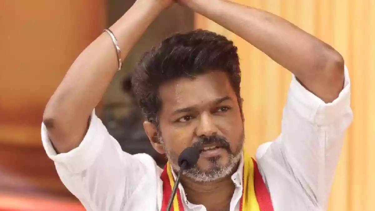 S. A. Chandrasekhar reacted with pride as his son, Vijay, continued to lead in the Tamil Nadu Assembly election results. Speaking to ANI