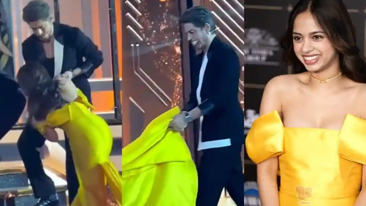 The 70th Filmfare Awards took place on Saturday night, October 11, 2025, at EKA Arena near Kankaria Lake in Ahmedabad, celebrating the biggest names in Hindi cinema. The event was hosted by Shah Rukh Khan, Karan Johar, and Maniesh Paul, with standout performances by Shah Rukh, Kriti Sanon, Kajol, and more.The 70th Filmfare Awards took place on Saturday night, October 11, 2025, at EKA Arena near Kankaria Lake in Ahmedabad, celebrating the biggest names in Hindi cinema. The event was hosted by Shah Rukh Khan, Karan Johar, and Maniesh Paul, with standout performances by Shah Rukh, Kriti Sanon, Kajol, and more.It was a huge night for Laapataa Ladies, which won 13 awards, including Best Film — tying the record set by Gully Boy. Nitanshi Goel took home Best Debut Actor (Female) for her role in the film.One of the most touching moments came when Nitanshi Goel went up to the stage to collect her trophy. Dressed in a stunning yellow gown with a long, flowing train, Nitanshi began climbing the stairs but stumbled slightly as her gown caught under her heels. On stage, Shah Rukh Khan reached out his hand to steady her. As she smiled nervously and continued walking up the stairs, he picked up the long trail of her gown and held it carefully so she could move towards Karan Johar, who was presenting the award. The audience applauded as Shah Rukh followed behind, holding the train until she reached the stage — a graceful gesture that went viral online.