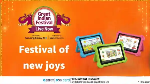 The Amazon Diwali Sale 2025 is live, and it's bringing exciting offers on tablets designed especially for children. From learning apps to safe browsing and entertainment features, these tablets provide a balanced mix of fun and education. Parents can find kid-friendly models with parental controls, durable builds, and long battery life at never-seen-before prices.
