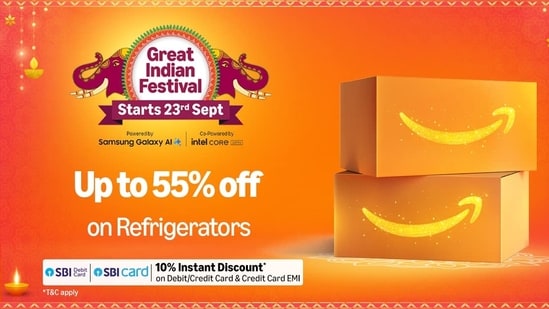 The Amazon Great Indian Festival 2025 has officially gone live for Prime members, and the deals are bigger than ever. One of the hottest categories to watch this season is refrigerators, with discounts of up to 55% on leading brands. From energy-efficient single-door models for compact homes to spacious side-by-side and French-door refrigerators for modern kitchens, the sale offers options for every household need. Shoppers can explore top names like LG, Samsung, Haier, Bosch, and more at prices that make upgrading easier than ever. With features like Wi-Fi connectivity, inverter technology, faster cooling, and sleek finishes, these refrigerators are designed to blend style with performance.