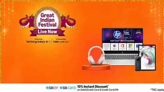 The Amazon Great Indian Festival brings exceptional offers on the latest Samsung tablets, known for their powerful processors, crisp displays, and long-lasting batteries. These tablets are designed for seamless multitasking, smooth entertainment, and creative tasks. With the in-box S Pen, users can enjoy precision writing, drawing, and productivity on the go. Galaxy AI enhances user experience with smart features, while the durable and stylish design ensures lasting performance.The Amazon Great Indian Festival brings exceptional offers on the latest Samsung tablets, known for their powerful processors, crisp displays, and long-lasting batteries. These tablets are designed for seamless multitasking, smooth entertainment, and creative tasks. With the in-box S Pen, users can enjoy precision writing, drawing, and productivity on the go. Galaxy AI enhances user experience with smart features, while the durable and stylish design ensures lasting performance.The Amazon sale makes it easier to purchase the best tablets at competitive prices, offering high storage, responsive touchscreens, and premium build quality. Ideal for students, professionals, and creative individuals, Samsung tablets combine innovation, portability, and versatility in a single device.