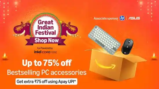 The Amazon Great Indian Festival is going on with massive savings, and this time, it's not just about big-ticket items. For those who spend long hours on their computers, be it for work, study, or gaming, this sale brings exciting offers on essential computer accessories. From sleek wireless keyboards and precision mice to durable laptop stands, cooling pads, and more, you'll find everything you need to make your setup more comfortable and efficient.