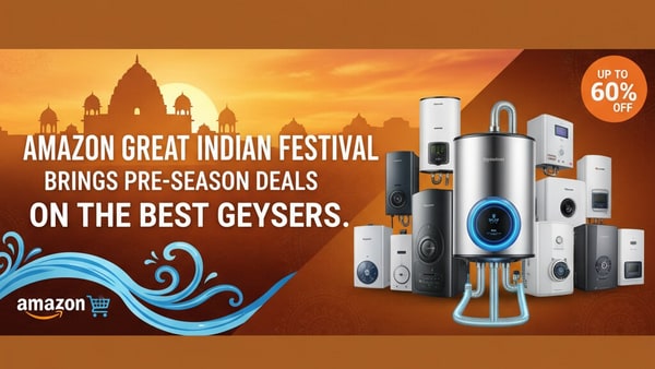 The Amazon Great Indian Festival is here, and it is time to bring home the best geysers for your comfort at discounted prices. A geyser or water heater is no longer a luxury but a necessity, especially when you want hot water instantly. Amazon sale 2025 makes the choice even easier by offering incredible deals on top brands, giving you more value for your money. For those seeking instant hot water, the best instant geyser delivers immediate warmth, combining speed and safety for daily use.These are suitable for homes with limited space, these geysers heat water efficiently while using minimal energy.