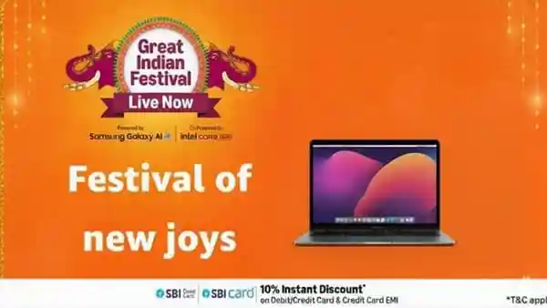 The Amazon Great Indian Festival Sale 2025 brings an unmissable opportunity for Apple fans with a big price drop on MacBook models. Whether you're a student, professional, or creative user, this sale makes premium laptops more affordable. From the sleek MacBook Air to the powerful MacBook Pro, buyers can grab massive discounts and enjoy unmatched performance, long battery life, and stunning Retina displays.