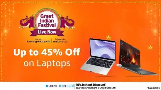 The Amazon Great Indian Festival Sale is your chance to grab AI-powered laptops at never-before-seen discounts. From lightning-fast performance to smart productivity features, these laptops make work, study, and entertainment seamless. Whether you're a student, professional, or creative, AI integration ensures smarter multitasking, optimized battery life, and personalized experiences.