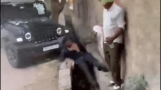 The attack followed a dispute over a message allegedly sent by Akash Awana to the female friend of a man named Ayush A day after a video showing a 25-year-old man being struck by an SUV in Noida’s Sector 53 went viral, the station house officer (SHO) of Sector 24 police station and the in-charge of the Gijod police outpost were suspended for failing to report the incident to senior officers and for not making timely efforts to arrest the suspects, senior police officers said on Wednesday.