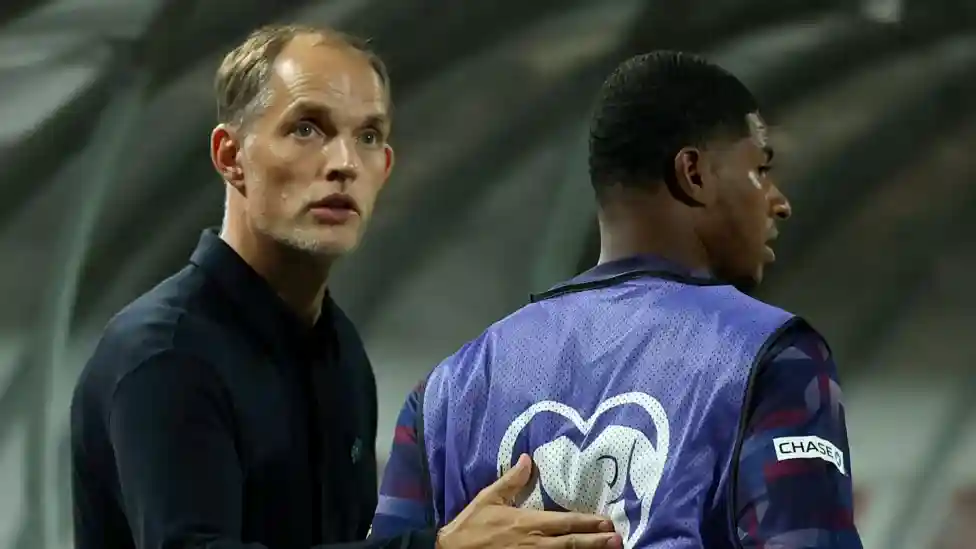 The Bayern Munich star is likely to start England's match in Riga against Latvia on Tuesday night where he will be hoping to add to his superb run of 18 goals from his past 10 matches. A minor injury meant Kane was not involved in England's 3-0 win over Wales on Thursday night with Aston Villa's Ollie Watkins - the only other out-and-out striker in the squad - deputising.Thank goodness for Harry Kane.</b>The Bayern Munich star is likely to start England's match in Riga against Latvia on Tuesday night where he will be hoping to add to his superb run of 18 goals from his past 10 matches.A minor injury meant Kane was not involved in England's 3-0 win over Wales on Thursday night with Aston Villa's Ollie Watkins - the only other out-and-out striker in the squad - deputising.But during the match Watkins collided with the post and has subsequently been ruled out of the Latvia fixture through injury.England fans are once again going through who the striker options behind captain Kane and the answer does not appear obvious.