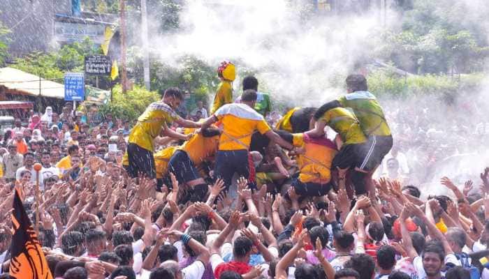 The Dahi Handi celebrations held as part of Janmashtami festivities in Mumbai turned tragic with the deaths of two people, though not during the human pyramid formations. The Dahi Handi celebrations held as part of Janmashtami festivities in Mumbai turned tragic with the deaths of two people, though not during the human pyramid formations.
