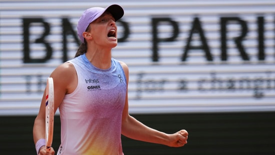The fifth-seeded Pole looked out of sorts as she trailed 6-1 2-0 on Court Philippe Chatrier, leaving the crowd stunned Four-times champion Iga Swiatek clawed her way back from the brink to qualify for the French Open quarter-finals as she beat her clay court nemesis Elena Rybakina after a high-octane decider on Sunday.
