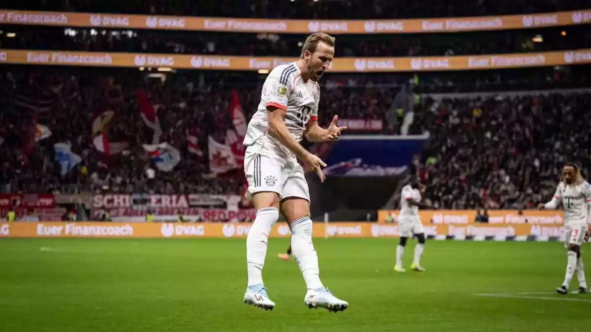 The goals just keep flowing for Harry Kane. The Bayern Munich striker continues his record-smashing spree, rewriting Bundesliga history yet again as he leads the German giants to a flawless start to the season. Kane added another milestone to his glittering debut Bundesliga campaign, scoring in Bayern Munich's 3–0 victory over Eintracht Frankfurt on Saturday.The goals just keep flowing for Harry Kane. The Bayern Munich striker continues his record-smashing spree, rewriting Bundesliga history yet again as he leads the German giants to a flawless start to the season.<strong>Kane's Historic Strike</strong>Kane added another milestone to his glittering debut Bundesliga campaign, scoring in Bayern Munich's 3–0 victory over Eintracht Frankfurt on Saturday.The England captain rifled home in the 27th minute with a signature low-driven strike from outside the box: a finish that was both clinical and inevitable.Stop that Harry Kane. pic.twitter.com/8cEC5g6QYt— Stop That Football (@stopthatfooty) October 4, 2025