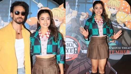 The highly anticipated screening of Demon Slayer: Kimetsu no Yaiba – The Movie: Infinity Castle lit up Mumbai on September 7th, but what grabbed everyone's attention wasn't just the film — it was Rashmika Mandanna and Tiger Shroff turning up as Crunchyroll's brand ambassadors. The duo, an unexpected pairing for an anime premiere, were spotted posing side by side inside the theatre, flashing wide smiles for the cameras as fans recorded the moment.