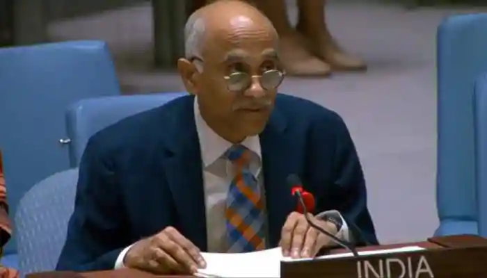 The Indian envoy further accused Islamabad of attempting to mislead the international community with exaggerated rhetoric, while itself violating the rights of women. India has once again strongly criticised Pakistan at the United Nations, this time during a United Nations Security Council (UNSC) debate on Women, Peace and Security. Speaking at the debate, India's Permanent Representative to the UN, Parvathaneni Harish, condemned Pakistan's repeated targeting of India, particularly on the issue of Jammu and Kashmir, calling it a “delusional tirade.”The Indian envoy further accused Islamabad of attempting to mislead the international community with exaggerated rhetoric, while itself violating the rights of women.India has once again strongly criticised Pakistan at the United Nations, this time during a United Nations Security Council (UNSC) debate on Women, Peace and Security. Speaking at the debate, India's Permanent Representative to the UN, Parvathaneni Harish, condemned Pakistan's repeated targeting of India, particularly on the issue of Jammu and Kashmir, calling it a “delusional tirade.”