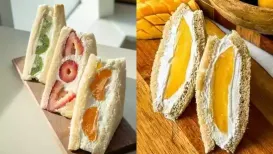 <h4>The Japanese fruit ‘sando’ is becoming India’s favourite summer dessert; take a look</h4><h4> With fluffy milk bread