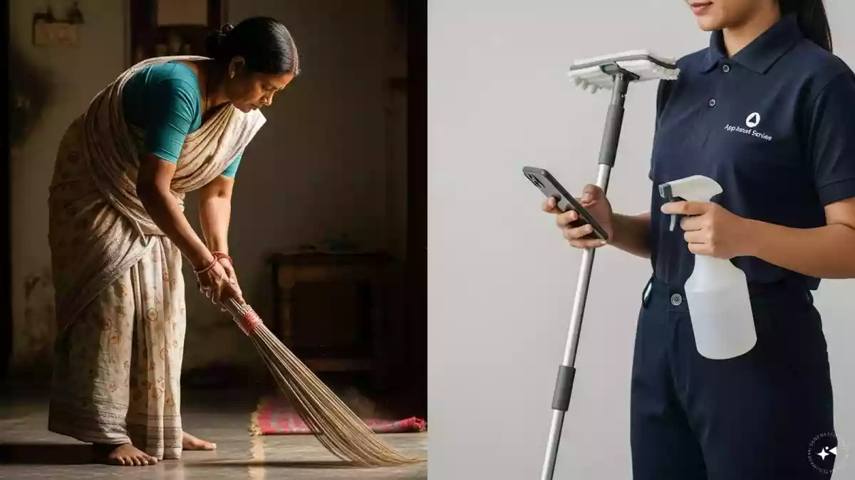 As app-based domestic services expand and discussions around wages in the informal sector grow louder, the sharp divide between traditional domestic workers
