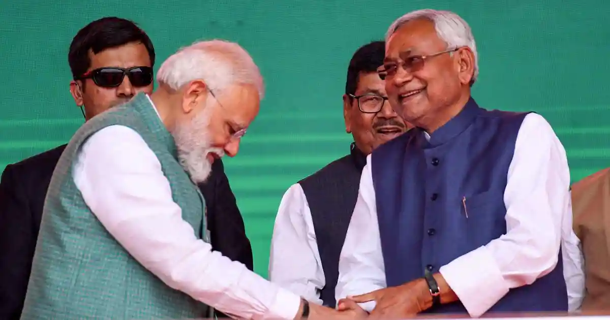 The National Democratic Alliance announced its seat-sharing formula for the upcoming Bihar Assembly elections on Sunday. As part of the deal, the Bharatiya Janata Party and Chief Minister Nitish Kumar-led Janata Dal (United) will contest 101 seats each of the total 243 Assembly constituencies.The National Democratic Alliance announced its seat-sharing formula for the upcoming Bihar Assembly elections on Sunday.As part of the deal, the Bharatiya Janata Party and Chief Minister Nitish Kumar-led Janata Dal (United) will contest 101 seats each of the total 243 Assembly constituencies.Chirag Paswan-led Lok Janshakti Party has been allotted 29 seats, while the Rashtriya Lok Morcha and Hindustani Awam Morcha will contest on six seats each.The Assembly polls are due to be held in two phases on November 6 and November 11, while the votes will be counted on November 14.The Opposition Mahagathbandhan alliance is yet to announce its seat-sharing deal.After the NDA's announcement, Congress leader Shakeel Ahmad Khan said that the Opposition alliance's seat-sharing talks will be finalised on Monday, reported ANI.