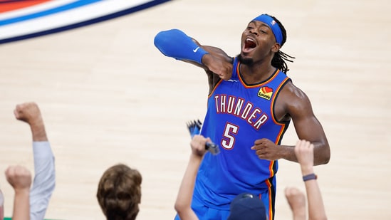 The Oklahoma City Thunder’s 2025 NBA Finals victory over the Indiana Pacers in Game 7 on Sunday, at Paycom Center, marked their first championship in 46 years The Oklahoma City Thunder’s 2025 NBA Finals victory over the Indiana Pacers in Game 7 on Sunday, at Paycom Center, marked their first championship since relocating to Oklahoma City in 2008 and their second in franchise history (1979 as the Seattle SuperSonics). OKC managed to beat the Pacers 103-91 in Game 7. 