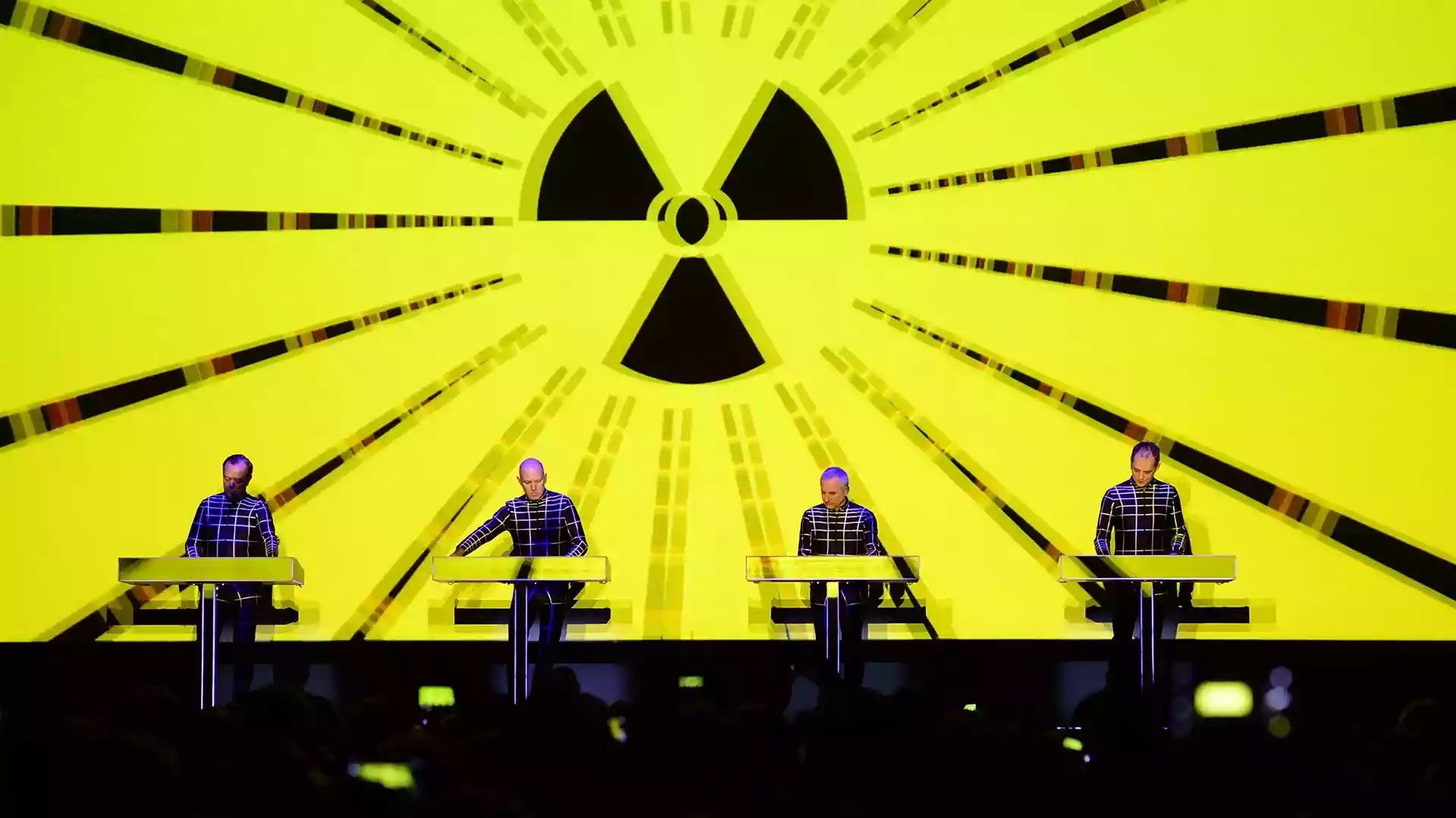 Fifty years old this month, Kraftwerk's single Radioactivity was a groundbreaking track that morphed into the German electronic pioneers' most political