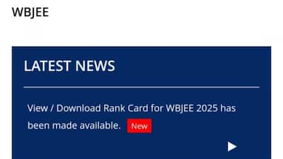 The results of the West Bengal Joint Entrance Examination or WBJEE 2025 have been declared at the official website at wbjeeb.nic.in. Candidates can check and download their WBJEE result 2025 using the application number and password. The final answer key has also been released by the board.