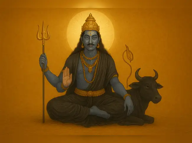 The Shani Chalisa is composed of Lord Shani and serves to remove and grant freedom from hardships and Karmic boundaries. It is believed that uninterrupted recitation brings to pass the negative results of Shani and enables him to bring order, restraint, and abundance.