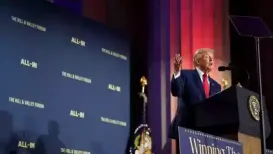 WASHINGTON—At a November meeting in the Oval Office, Nvidia Chief Executive Jensen Huang gave President Trump an ominous message: A patchwork of