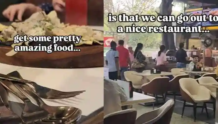 The woman, named Kristen Fischer, who has been based in Delhi, showcased how her family of six could dine out, ordering three starters, three main courses, and dessert, all for under 10 US dollars. In the video, she included clips from the outing along with a caption underscoring the stark contrast in restaurant prices between the two countries.The woman, named Kristen Fischer, who has been based in Delhi, showcased how her family of six could dine out, ordering three starters, three main courses, and dessert, all for under 10 US dollars. In the video, she included clips from the outing along with a caption underscoring the stark contrast in restaurant prices between the two countries.An American woman living in Delhi shared her joy of residing in India through a video of a local restaurant on Instagram, highlighting the affordability of dining out. Her post quickly gained attention online, with many agreeing with her comparison of living costs between India and the United States.The woman, Kristen Fischer, who is currently based in Delhi, showcased how her family of six could dine out, ordering three starters, three main courses, and dessert, all for under 10 US dollars. In the video, she included clips from the outing along with a caption underscoring the stark contrast in restaurant prices between the two countries.