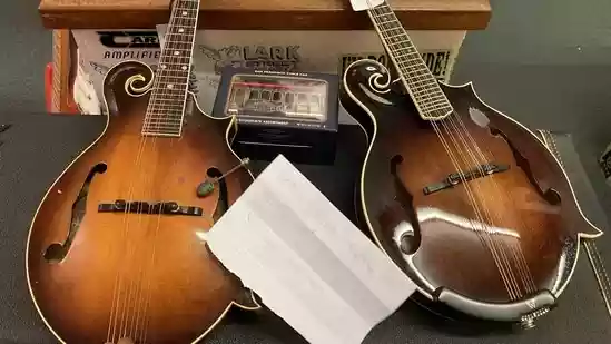 Thief returns stolen mandolins to US guitar shop
