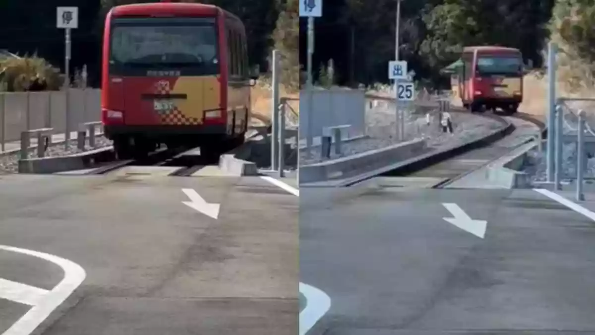 Some vehicles amaze us by doing things we never thought possible. In Japan, there is a tiny vehicle that can run on normal roads like a bus and on railway