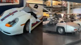 A hotel in Germany's Stuttgart is drawing global attention for its unique automotive theme that lets guests live and sleep in their dream cars