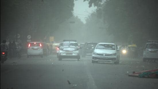 This surpassed the wind speed of 82km/hr recorded during a thunderstorm on May 25, according to IMD data Wind speeds briefly touched 96km/hr in the Capital at Palam between 4.28pm and 4.30pm on Sunday, marking the most intense spell of squally thunderstorm recorded this year, according to the India Meteorological Department.