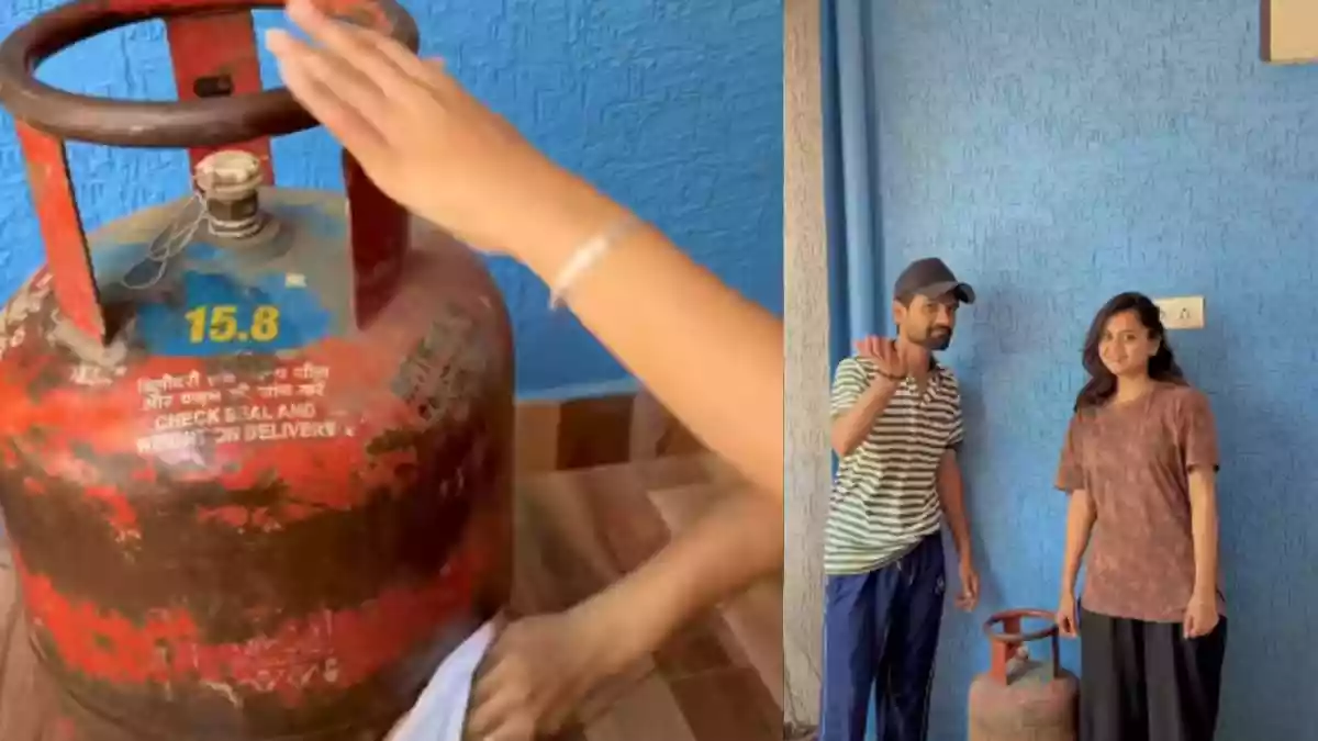 This Viral Trick Claims To Show LPG Level In Your Cylinder But Internet Says ‘Just Lift It And Check Weight’