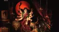 This year at Pratapaditya Road Tricone Park Durga Puja Samity, visitors were treated to framed images of gods and goddesses that reside inside their homes