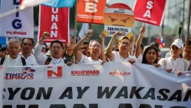 Thousands massed in the Philippine capital on Sunday (November 30, 2025) demanding accountability over a multi-billion-dollar infrastructure scandal that has