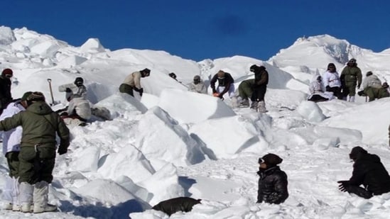Three soldiers, who were trapped in Ladakh following an avalanche on Sunday, have lost their lives in the tragic incident, PTI reported officials as saying. The three soldiers were trapped in the avalanche that hit the 12,000-feet-high Siachen base camp area on Sunday. Among the three soldiers who have died, two were Agniveers, the officials added.