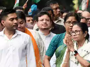 Trinamool Congress MPs staged a walkout from Rajya Sabha. They protested the Centre's alleged withholding of Rs 2 lakh crore in dues