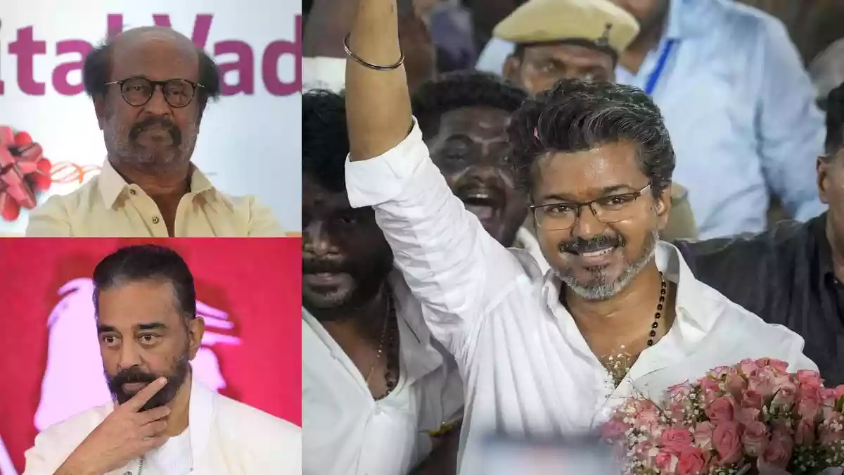 It’s been a historic day for Tamil superstar Vijay as his political party, Tamilaga Vettri Kazhagam, emerged as the single largest party with 107 seats in