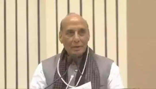 Defence Minister Rajnath Singh cites Lal Krishna Advani on Sindh's civilisational link to India and highlights the Citizenship Amendment Act to protect