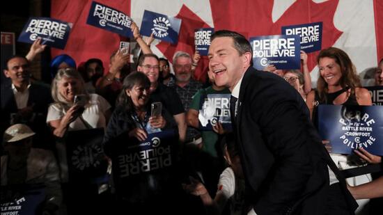 Toronto: Canada's Parliament will have familiar figure back as Conservative Party leader Pierre Poilievre was elected to the House of Commons from a rural constituency in the province of Alberta in a by-election on Monday. Poilievre comfortably won the contest for Battle River-Crowfoot over his rivals. Within an hour of ballots being cast, Canadian networks projected that Poilievre had swept to victory with his closest rival, independent candidate Bonnie Critchley garnering a fraction of his level of support.