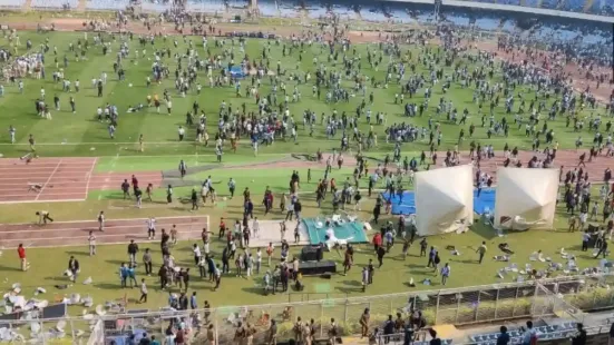 Scenes of chaos unfolded at Kolkata's Salt Lake Stadium as thousands of fans gathered to see football superstar Lionel Messi. Put off by poor event management