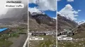 Tourists heading to the mountains to escape crowded cities are now finding themselves stuck in long traffic jams instead. Photos and videos from Himachal