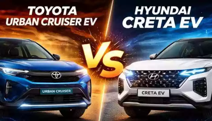 Toyota Urban Cruiser EV vs Hyundai Creta EV