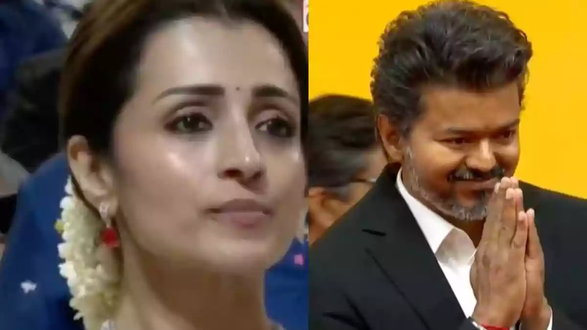 Trisha Krishnan crying: Actress Trisha Krishnan turned emotional as Thalapathy Vijay was sworn in as the Chief Minister of Tamil Nadu on Sunday at Chennai’s