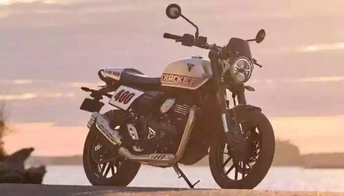 Triumph Motorcycles has introduced the new Triumph Tracker 400 in India at a price of Rs 2.46 lakh (ex-showroom). It is positioned as a flat track-inspired